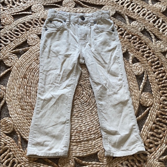 sold on Ⓜ️: Peek Beige Corduroy Pants 2T - Picture 1 of 9
